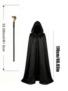 1pc Spooktacular Creations Cobra Snake Eye Scepter, Pharaoh's Wand, Wizard Staff, Costume Accessory, Egyptian Style, Halloween, Cosplay, Stage Performance - Multicolor - View 18