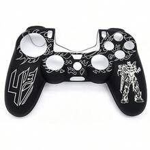 1pc Soft Rubber Gel Silicone Cover ForPS4 Controller Shellps4 Decals ForPS4 Protective Silicone Skin Case Grip Cover - View 2