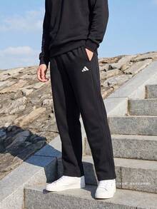 Adidas Men's M SL FT O PT Knit Long Pants LG0340 - Black - View 2