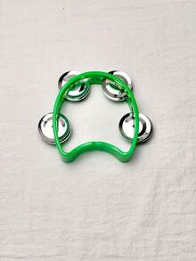 1/4pcs Creative Multi-Color Four-Ring Bell Set, Daily Party Holiday Stage Accompaniment Shake Bell Musical Instrument, Atmosphere Instrument Tambourine - Multicolor - View 9