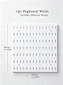 Rak Penyimpanan Papan Berlubang, Rak Dinding, Papan Penyimpanan Dinding Multifungsi, Rak Penyimpanan Kait Modular Tanpa Pengeboran, Rak Penyimpanan Bumbu & Peralatan Dapur, Rak Penyimpanan Perlengkapan Mandi Kamar Mandi, Rak Penyimpanan Kosmetik & Perawatan Kulit Kamar Tidur, Rak Kunci Pintu Masuk, Pengatur Perlengkapan Kantor Belajar, Rak Penyimpanan Dinding Asrama, Papan Penyimpanan Alat, Papan Penyimpanan Pengatur Meja, Cocok Untuk Dapur, Kamar Mandi, Kamar Tidur - MultiWarna - View 7