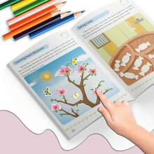 Children's Fun Math Sticker Activity Book, Preschool Early Learning Numbers, Counting, Matching, Number Recognition And Simple Math Games, Suitable For Kindergarten, Homeschooling, Classroom Interactive Educational Activities And Screen-Free Practice - Children's Fun Math Sticker Book - View 7