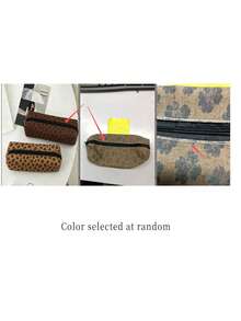 豹紋鉛筆盒/文具收納袋－多功能大容量設計，可用於存放辦公用品，創意多用途鉛筆盒或便攜旅行化妝包，適合學生與成人日常使用 - 多色 - 查看 7