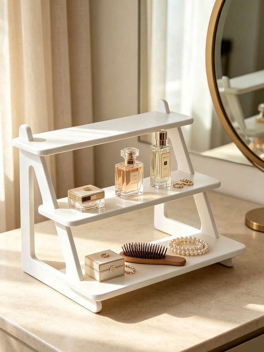 Organizer Penyimpanan Meja 3 Tingkat, Penyimpanan Berlapis untuk Alat Tulis, Kosmetik, dan Kebutuhan Sehari-hari, Desain Hemat Ruang yang Ringan dan Stabil, Cocok untuk Meja, Meja Rias, dan Area Kantor, Dirancang untuk Rumah yang Rapi dan Mahasiswa, Hadiah Sempurna untuk Halloween dan Natal, Hadiah yang Bermakna untuk Diri Sendiri atau Orang Tercinta, Meningkatkan Pengorganisasian Meja dan Menambah Keteraturan di Rumah dan Ruang Belajar - MultiWarna - View 1