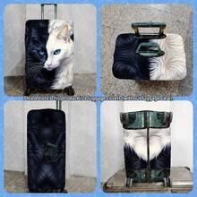 1pc / Flat Print Design / Luggage Cover (Luggage Cover Only, Luggage Not Included) / Suitable For 20 To 28 Inch Luggage / Made Of Thickened Fabric / An Essential Accessory For Your Travel And Checked Baggage. - Multicolor - View 10