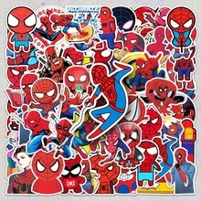 1 Set/56pcs Cartoon Character Creative DIY Waterproof Stickers For Travel Suitcase, Computer, Desktop, Skateboard, Perfect For New Semester Gift And Stationery (Random Styles) - Multicolor - View 3
