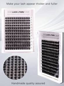 1 Box 12 Rows 1 Roll New Style Hot Melt Natural Long False Eyelashes, For Party Makeup - D - View 7