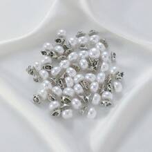 10pcs 12mm Faux Pearl Anti-Exposure Buttons, No-Sew Shirt Fasteners, Safety Pins, 15 Colors Available, Versatile Style - Multicolor - View 14