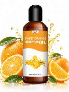 Sweet Orange Essential Oil 3 Sizes 100ml 30ml For Diffusers, Diffusion Stones, Humidifiers, Suitable For Home Decor, Bedroom, Car, Room, Bathroom Etc., Gentle & Fresh Alcohol-Free - Sweet Orange Essential Oil - View 1