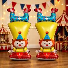 Circus Clown Tent Balloon Suitable For New Year Party Carnival Party Decoration Toy Balloon - Multicolor - View 3