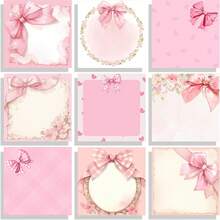 Cute Bow Stickers, Casual Adorable Self-Adhesive Sticky Notes, Suitable For Home, School And Office Gifts For Women - one-size - View 1