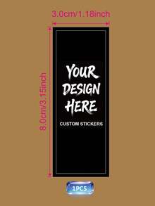 1/32/72/104pcs Custom Printed Rectangle Labels For Bottle, Personalized Waterproof Rectangular Stickers, Customized Printed Rectangle Label For Candles, Jars, Packaging Seals, Product Labels, Rectangle Sticker For Business Logo - Multicolor - View 113