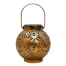 1PC/2PCS Solar-Powered Lantern, Automatically Lights Up At Night, Garden Decoration Light, Handheld Lamp, Tree-Hanging Light, Peony Flower Design, Chinese-Style Ambiance Light - Peony Lantern - View 7