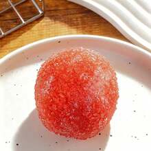 1pc 6cm Popular Textured Ball Ice Ball Voice-Controlled Squeeze Toy Stress Relief Small Toy [Random Color] - Multicolor - View 6