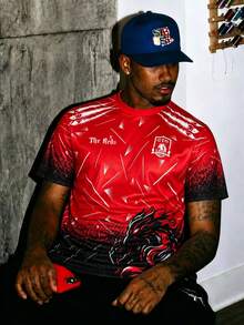 Customized Brazil Men's Football Jersey & Youth Lightweight Soft & Match, Training, Casual Wear & Gift & World Cup - Red - View 6