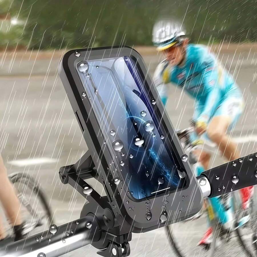1PC Motorcycle Phone Holder, ABS Material, Telescopic, Suitable For Bicycle And Electric Scooter Navigation