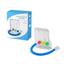 Breathing Trainer Lung Function Improvement Trainer Spirometer Breathing Exercise Device Measurement Tool - Multicolor - View 6