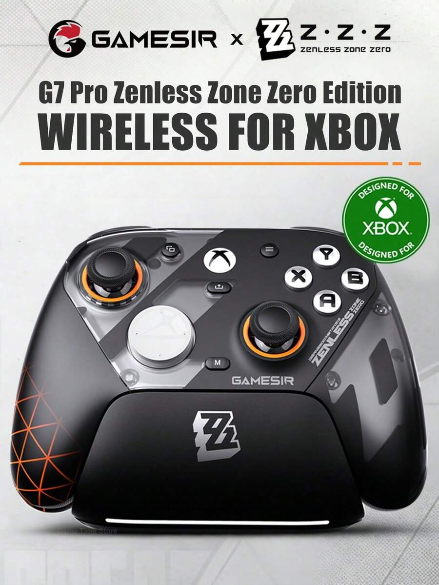 GameSir G7 Pro Zenless Zone Zero Edition Wireless Controller Compatible with Xbox Series X/S Compatible with Xbox One X/S PC Windows Android Phone Controller Berlisensi Resmi oleh Microsoft Mag-Res TMR Joysticks Hall Effect/ Micro Switch Triggers