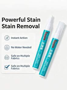 2 cây bút tẩy vết bẩn cầm tay, thanh tẩy vết bẩn thần kỳ, chất tẩy quần áo, bút tẩy vết bẩn tác dụng nhanh, kích thước du lịch (bao bì có thể thay đổi). (Ưu tiên phiên bản mới) - Thể rắn - Xem 4
