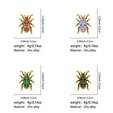 4pcs Retro Insect Lapel Pins For Backpacks Soft Enamel Pins Men Women Brooch For Clothes Briefcase Badges Accessories - Gold - View 4