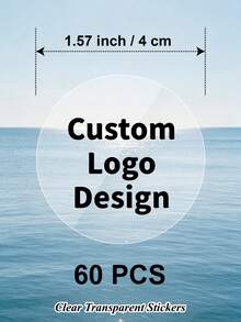 20/60/120pcs 3-10cm Customized Transparent Round Stickers, Personalized Transparent Logo Stickers, Paper/Plastic Business Brand Packaging Seal Labels, Round Labels For Wedding, Birthday - Transparent - View 25