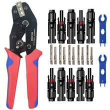 SN 2546B Wire Crimping Plier For Solar Plug Connectors Solar PV Cable Crimping Tool For Solar Connectors AWG14-10 2.5/4/6mm² - Black - View 1