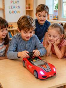 Children's Racing Game - Interactive Driving Simulator, Steering Wheel Toy With Rotating Column, Car, Christmas, Toy, Sensory Toy, Kids Toy, Montessori Toy - Multicolor - View 5