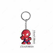 Disney 100pcs Spider-Man Keychains, PVC Soft Rubber Keychains Bag Charms, Perfect Party Favors, Holiday Gifts For Fans - Multicolor - View 6