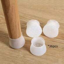 12/24/36 buah Penutup Kaki Kursi Silikon, Penutup Silikon Bulat, Cocok untuk Meja Bundar dan Bantalan Peredam Suara Kaki Kursi di Rumah, Bantalan Pelindung Bagian Bawah Meja dan Kursi - Selongsong kaki meja bundar - View 17