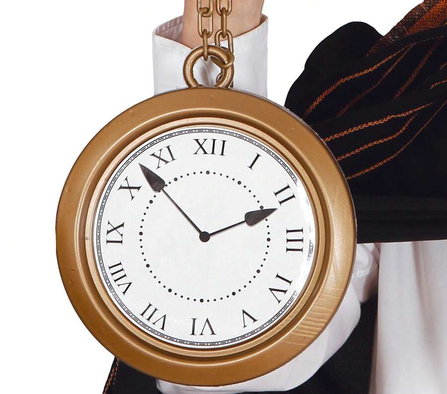 KIWI Giant Pocket Watch Accessory 20 Cm, Decorative And Eye-Catching With Chain, Ideal For Halloween And Carnival - Option 2 - View 1