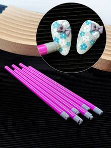 Silicone Nail Art Carving Tool Soft Head Stamping Embossing Pen Handmade DIY Nail Flower Pattern Decoration Tool - Multicolor - View 4