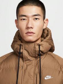 Nike Men's AS M NK TF CLUB PARKA 650 Down Jacket Thick Down Jacket - Medium IB2974-235 - Brown - View 4