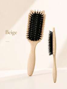 Curly Hair Detangling Brush With Side Teeth And Round Head Styling Comb, Suitable For Wavy, Curly And Thick Hair, Wet And Dry Use, Daily Detangling, Styling And Shaping, Multiple Colors Available - Multi-color 1PC - View 11