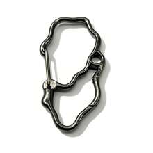 1pc Zinc Alloy Universal Buckle, Multifunctional Portable Bag & Luggage Snap Hook, Keychain Accessory Metal Fastener - Multicolor - View 4