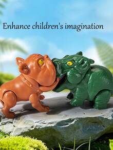 5pcs/3pcs/1pc Children's Finger Biting Animal Farm Toy Set, Finger Biting Farm Animal Keychain, Realistic Animal Model, Develop Hand-Eye Coordination And Sensory Exploration Skills, An Interesting Interactive New Year, Christmas And Birthday Gift For Kids - Multicolor - View 6