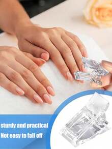 20/5pcs Nail Extension Clips, Nail Extension Tools, Non-Slip Positioning Clips, Used For Shaping And Positioning, Reusable, Suitable For Beginners And Professionals Gel Nail Art, Essential Nail Enhancement Tool, Nail Extension Tool, Home Nail Salon Nail Enhancement Auxiliary Tool - Multicolor - View 2