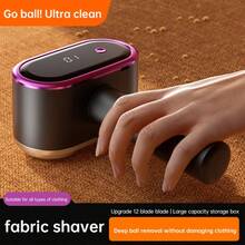Dual-Head Rechargeable Fabric Shaver, 12-Blade Precision Steel Blades, 800mAh Digital Battery Display, Large Capacity Lint Storage Box, 3D Curved Knitted Fabric Protection Mesh, Efficient Clothing Lint Remover, Suitable For Sweaters And Coats - A - View 8