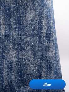 1 lembar (48cm*150cm) Kain Denim Berkilau Motif Berlian. Kain Denim Motif Salju yang Modis dan Unik, Cocok untuk Proyek Jahit DIY, untuk Membuat Pakaian, Aksesoris, dan Tas. Kain Latar Belakang Dekoratif - Denim Kepingan Salju Berlian Imitasi - View 14