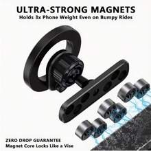 Foldable Magnetic Phone Mount For Gym, Dual Magnet Phone Holder Accessory, 360° Adjustable, Portable Workout Essential Gift Compatible With Iphone 16/15/14/13/12 Series - Multicolor - View 5