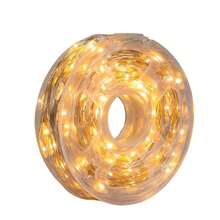 LED String Lights, Battery/USB Powered With Remote Control, Christmas Wreath Lights, Copper Wire Fairy Lights, Suitable For Home Garden Party Christmas Tree Wedding Bedroom New Year Decoration - Yellow - View 37