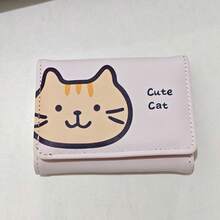 Cartoon Lucky Cat Short Wallet, Women's Purse, Niche Creative 3-In-1 Card Holder Wallet, Gentle Lady Card Holder - Multicolor - View 7