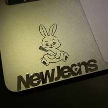 NEW/JEANS Rabbit Cute Stickers DIY Decorative Stickers For Phone Case, Tablet, Notebook And Other Items, Gift For Friends On Holidays And Birthdays - Multicolor - View 1