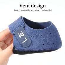 1 Pair New Lettered Perforated Adjustable Heel Protector Sleeve, Built-In Silicone Cushioning Heel Sleeve, Breathable Perforated Anti-Friction Foot Protector, Unisex - Multicolor - View 4