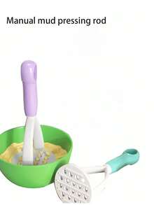 1 Buah Alat Penghancur Kentang Manual untuk Makanan Bayi, Alat Dapur untuk Menghancurkan Ubi Ungu dan Kentang - Aneka warna 3 - View 7