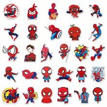 1 Set/56pcs Cartoon Character Creative DIY Waterproof Stickers For Travel Suitcase, Computer, Desktop, Skateboard, Perfect For New Semester Gift And Stationery (Random Styles) - Multicolor - View 2