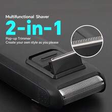 Multifunctional Wireless Electric Trimmer, Professional Mini Multi-Purpose Electric Shaver For Men, USB Type-C Charging, One-Click Start, Holiday Gift - A - View 3