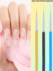 16Pcs Nail Art Tool Set, Silicone Sculpting Pens Liner Brushes Painting Brushes Dotting Pens For Nail Detail Drawing Carving Dot Work - Multicolor - View 3