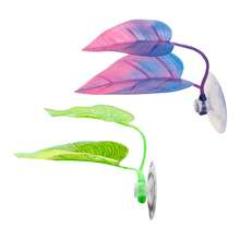 Aquarium Leaf Hammock Decorative Plants For Fish Resting Aquascape Decor - A - View 7