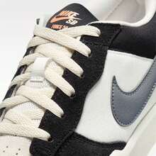 Nike Sepatu lari kasual atletik ringan model rendah SB Force 58 terbaru untuk pria dan wanita, tahan aus. - Hitam dan Putih - View 6