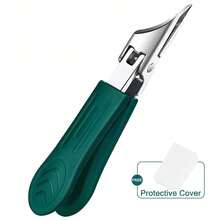 High-Precision Nail Clipper, Suitable For Thick Nails And Ingrown Nails, Made Of Premium Stainless Steel, With Soft Handle And 25-Degree Angled Ultra-Sharp Blade. This Thick Nail Clipper Is Specifically Designed For Elderly People, With Anti-Splash Function, Suitable For Elderly Use - A - View 8